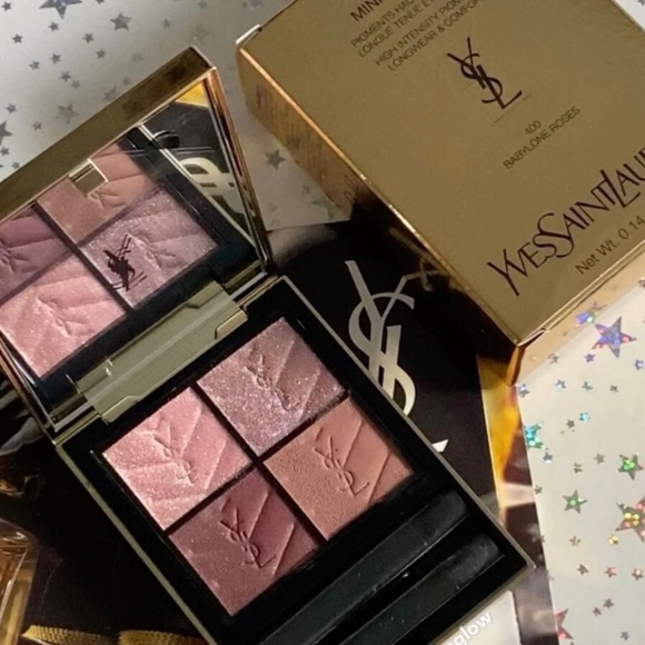 Yves Saint Laurent Couture Mini Eyeshadow Clutch #400 Babylone Roses - Picture 4 of 4
